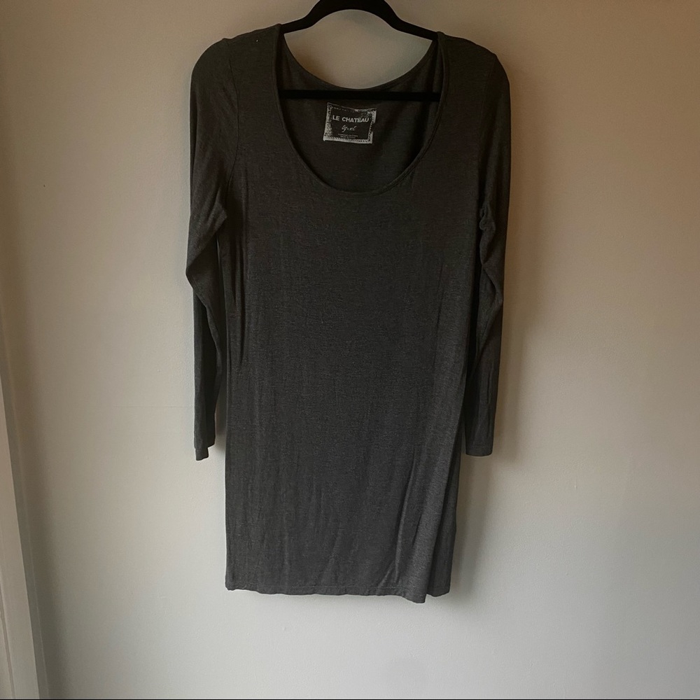 Long sleeve mini dress